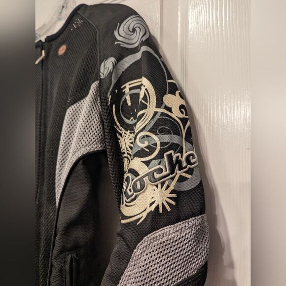 JOE ROCKET Cleo MESH Lightweight MOTORCYCLE Black Jacket Womens XS Liner & Pads - Picture 8 of 16